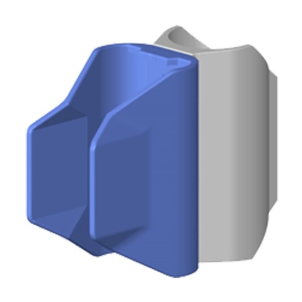 Redskabsholder, bl plast