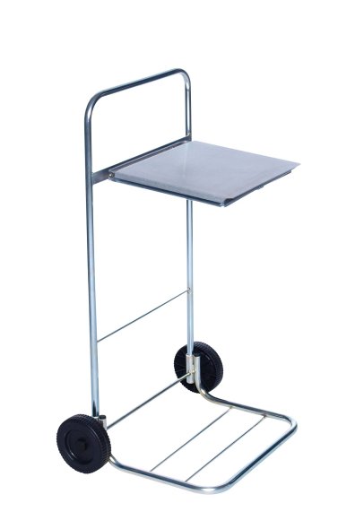 Affaldsvogn, med lg, galvaniseret