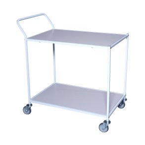 Rullebord/Bordvogn med styr 2 hylder