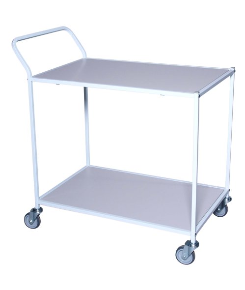 Rullebord/Bordvogn med styr 2 hylder