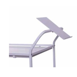 Skriveplade til bordvogn m/ hndtag