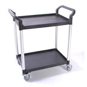 Rullebord i fiberplast - 2 hylder