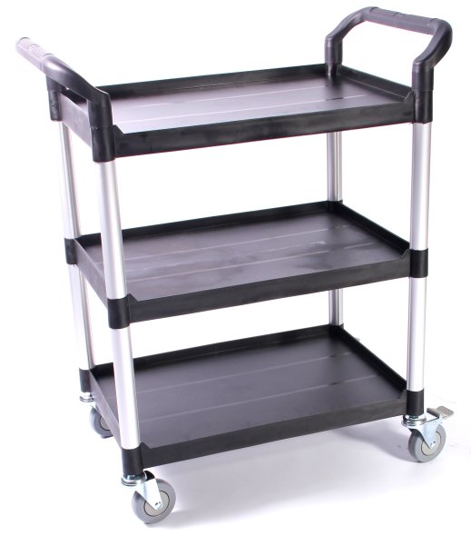 Rullebord i fiberplast - 3 hylder