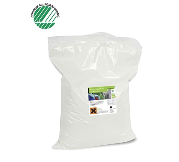 Vaskepulver U/Parfume Enzymer svanemrket, 10 kg