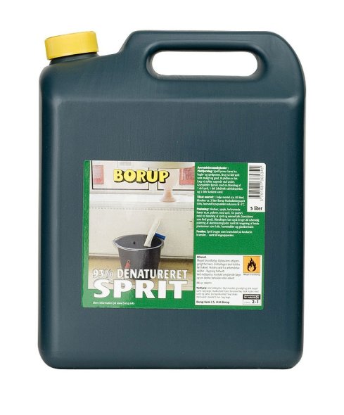 Sprit Denatureret 93%, 5 liter