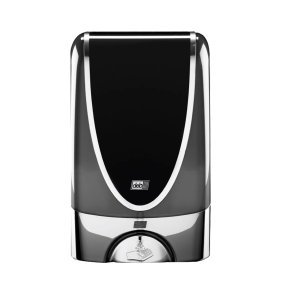 DEB TouchFree dispenser sort & chrome, 1,2 liters indhold