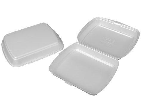 Skumbakke m/ lg hvid, 3 rums, 100 stk