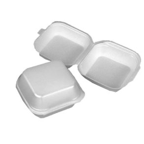 Burgerske lille m/lg 125 stk hvid 15x14,5x7,8 cm 380 ml