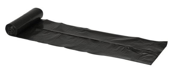Superskke SORT LDPE 70 x 110 cm 35 MY, 10 stk pr. rulle
