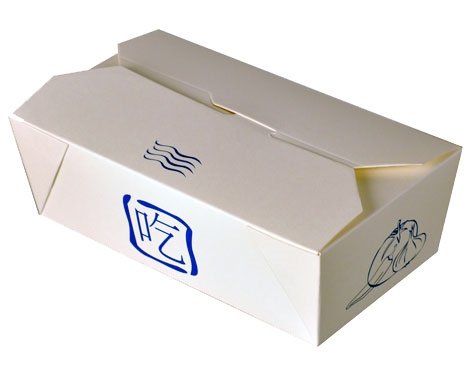 Kinaske stor, hvid PE, 90x165x60 mm, 300 stk