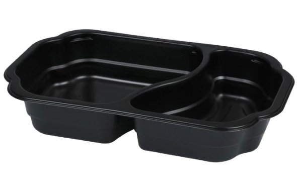 PP Takeaway sort 2-rums 40/70cl , 246 stk