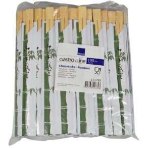 Spisepinde, Gastro-Line 2 stk/pak Bambus 21 cm, 10 pakker/krt