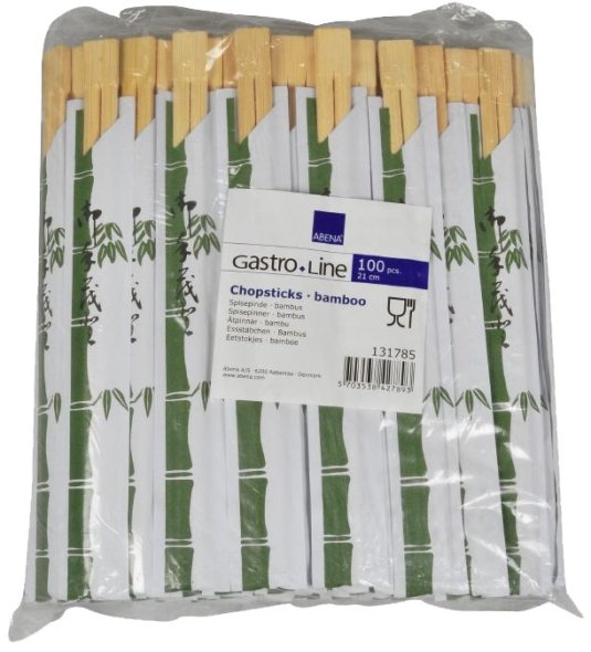 Spisepinde, Gastro-Line 2 stk/pak Bambus 21 cm, 10 pakker/krt