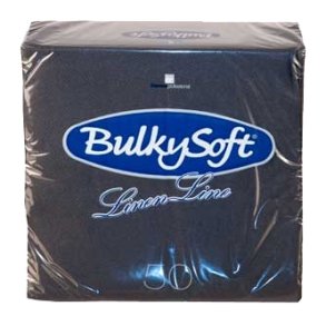 Airlaid Bulkysoft Sort 40 x 40 cm 500 stk