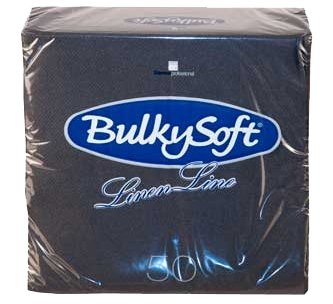 Airlaid Bulkysoft Sort 40 x 40 cm 500 stk