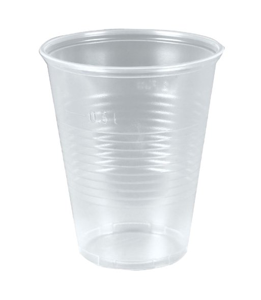 Fadlglas, plastik, 0,75 ltr. 1600 stk