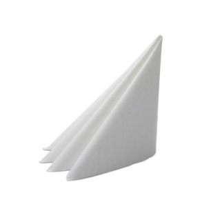 Servietter Dunilin, 1/4 fold, hvid, 48x48 cm, 240 stk