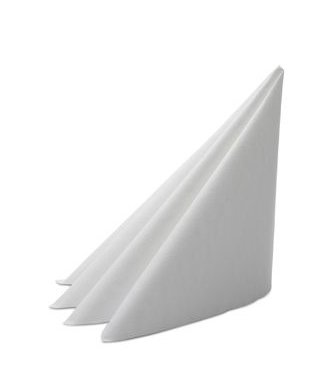 Servietter Dunilin, 1/4 fold, hvid, 48x48 cm, 240 stk