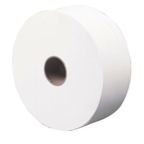 Midi Jumborulle, hvid 2 lags, 380 m, 6 ruller