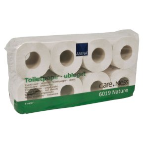 Toiletpapir, 2 lags, Natur hvid, 35 m, 8x8  64 ruller