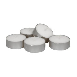 Fyrfadslys, 10 timer Hvid 192 stk