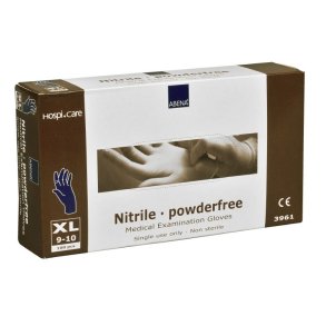 Nitrilhandsker, uden pudder Bl, X-Large, 100 stk/pak - 100 paker