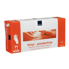 Vinylhandsker, uden pudder Medium, 100 stk/pak - 100 pakker