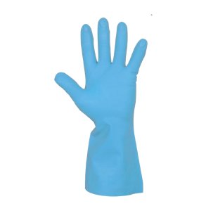 Bl rengringshandske vinyl XL