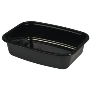 Plastbakke Cater-Line Sort, 40 cl, 350 stk