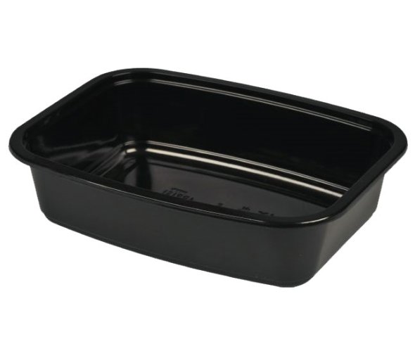 Plastbakke Cater-Line Sort, 40 cl, 350 stk