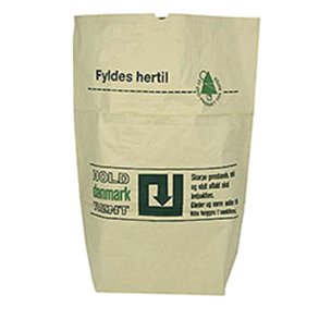 Papirs affaldsskke, 2 lags, 700/250x950 mm 110 liter, 50 stk