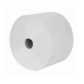 Vrkstedsrulle 2-lags 26cm, 600 meter hvid perforeret, 2 stk