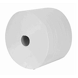 Vrkstedsrulle 2-lags 26cm, 600 meter hvid perforeret, 2 stk