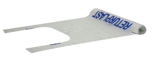 Skke med knudehndtag LDPE 82 x 158 cm, 10 stk/rl, 15 rl