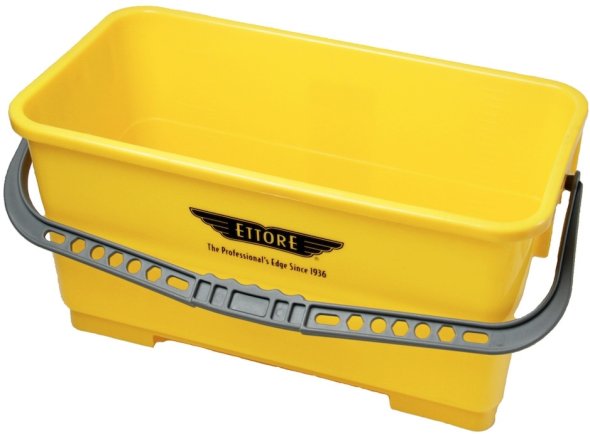 Ettore Vinduespudser Spand prof gul, 25 liter