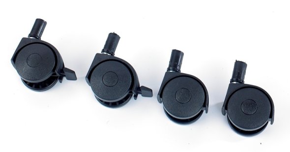 Hjul til Ettore Spand 25 liter 4 stk