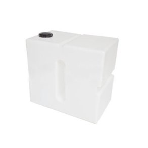 Vandtank lodret, rumopdelt, 500 liter