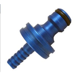 Slangenippel Bl aluminium Gardena 8 mm