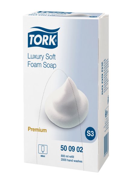 Tork Skumsbe med parfume uden farve S3, 800 ml