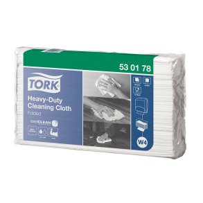 Tork Aftrringsklud Top-Pak Hvid 100 ark, 5 stk/krt