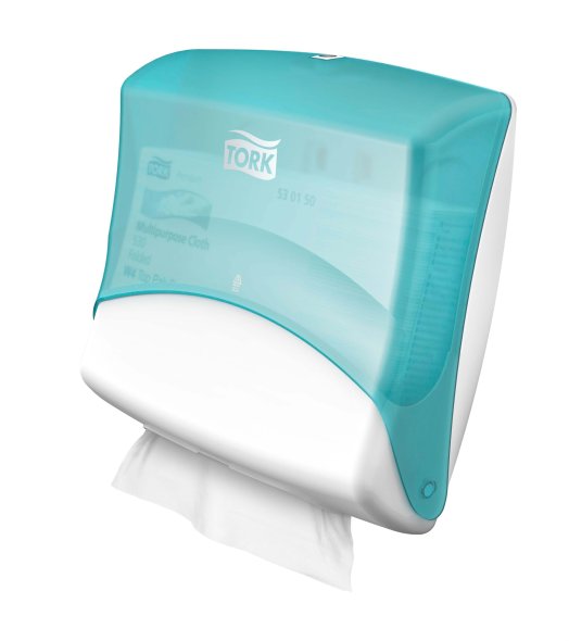 Tork Top-Pak dispenser W4 Turkis/Hvid