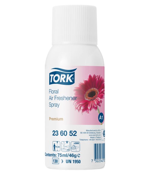 Tork Airfreshener Spray blomst 75 ml A1, 1 stk