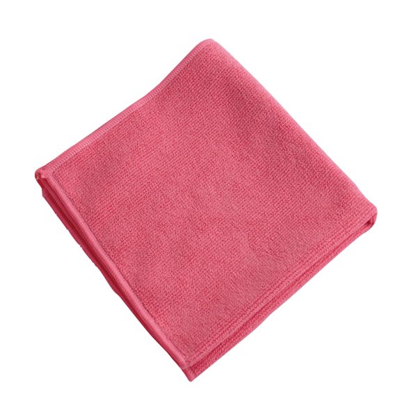 Antibakteriel mikrofiberklude, rd, 40 x 40 cm