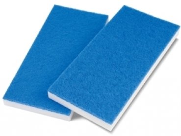 Pads, melamin, Bl & hvid