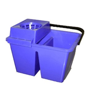 MiniMop spand 2-rums med vrider, 2 x 8 liter