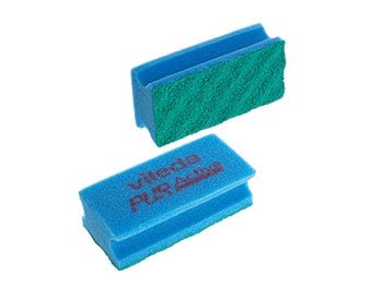 Skuresvamp bl PURA Active, 7,5x15 cm, 10 stk