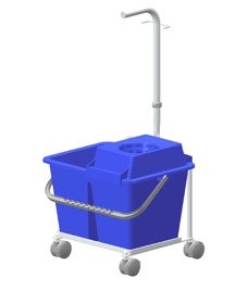 Wetmop Vogn, 1 spand komplet