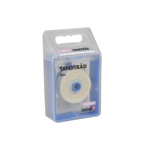 Tandtrd Tandex, flad, let vokset, ske med 25 m, 12 sker