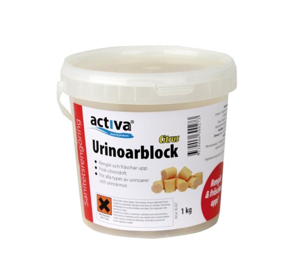 Urinalblock til toilerterne citron duft