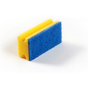 Skuresvamp stor 10 stk/pak bl